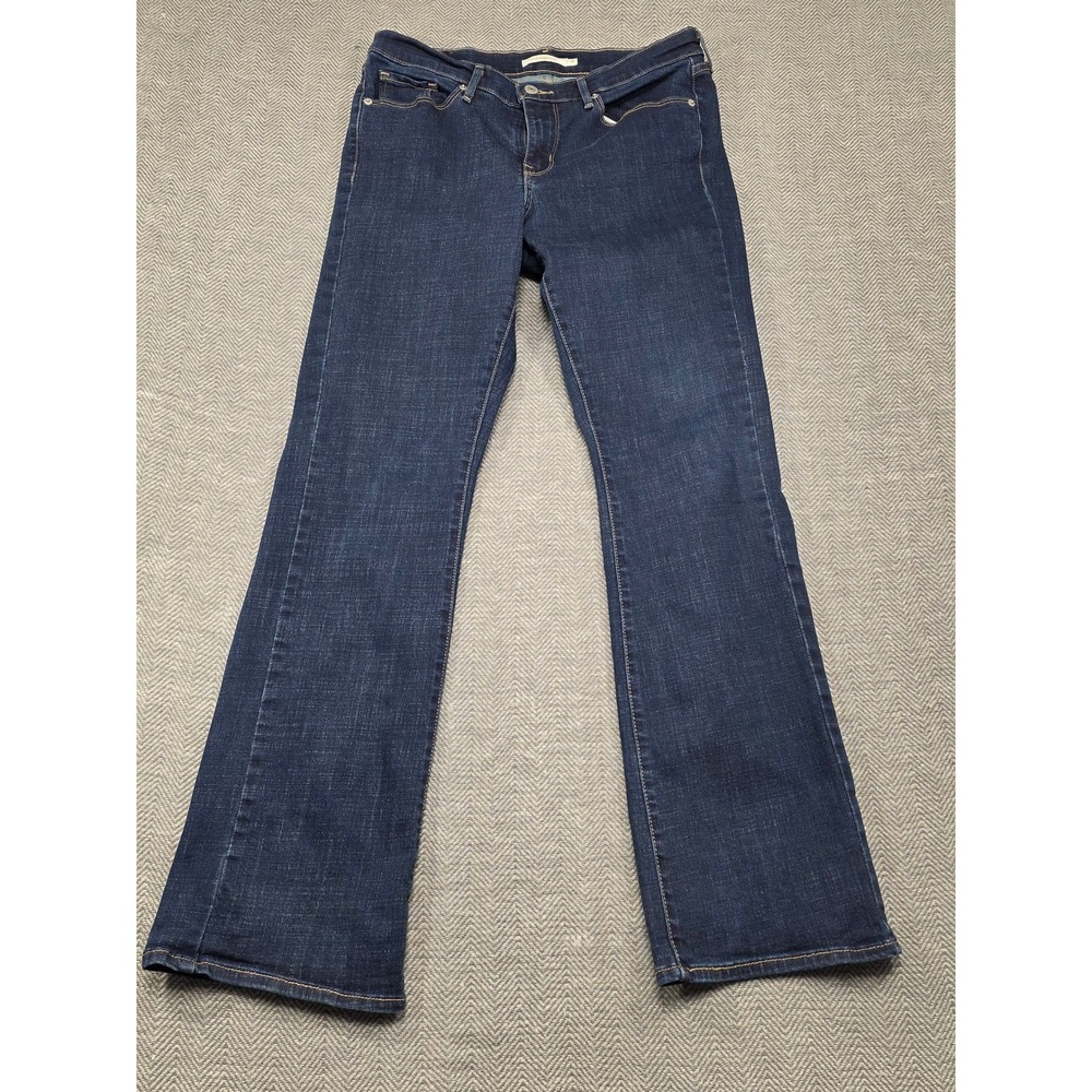 Levi Strauss Co Womens Classic Bootcut Jeans Dark Wash Size 8 Boot Cut